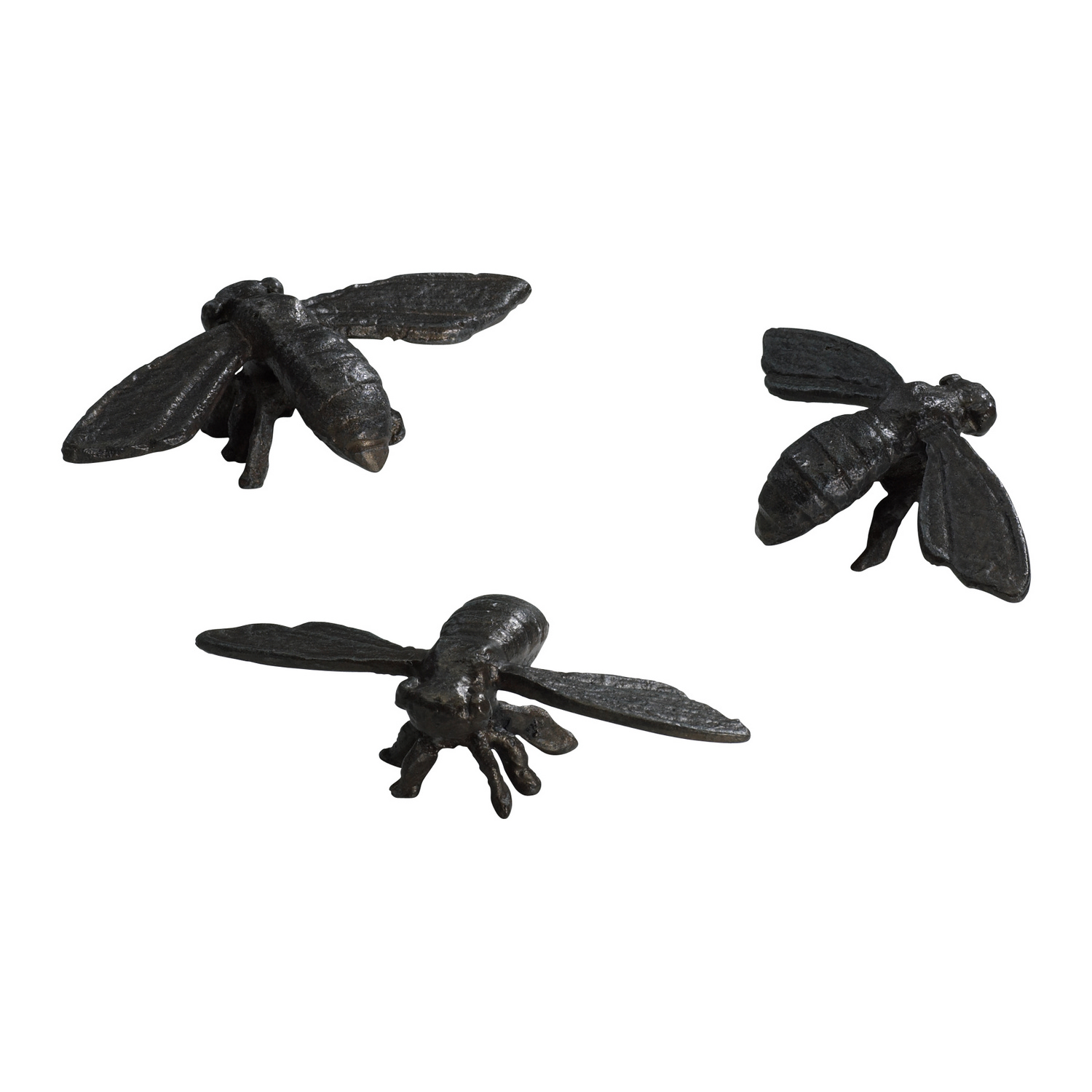 Iron Bee Sculpture, Three Piece Set - Discontinued