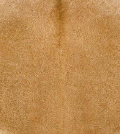 Beige Natural Long Hair Cowhide