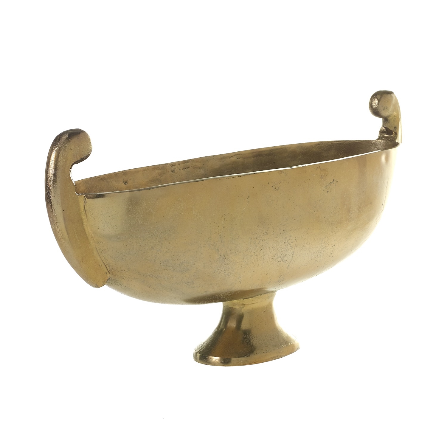 Bentley Gold Brass Display Urn Bowl Centerpiece Mantle Display