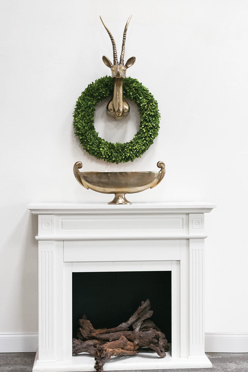 Bentley Gold Brass Display Urn Bowl Centerpiece Mantle Display