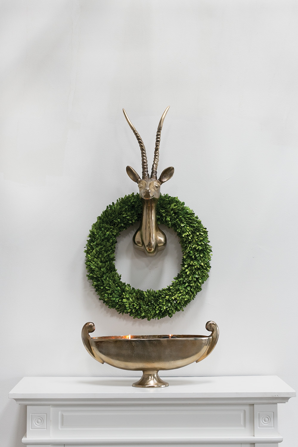 Preserved Boxwood Wreath, Set of Two - Discontinued - Image 4
