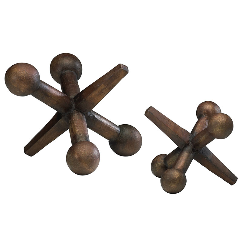Bronze Jack Table Sculptures Set