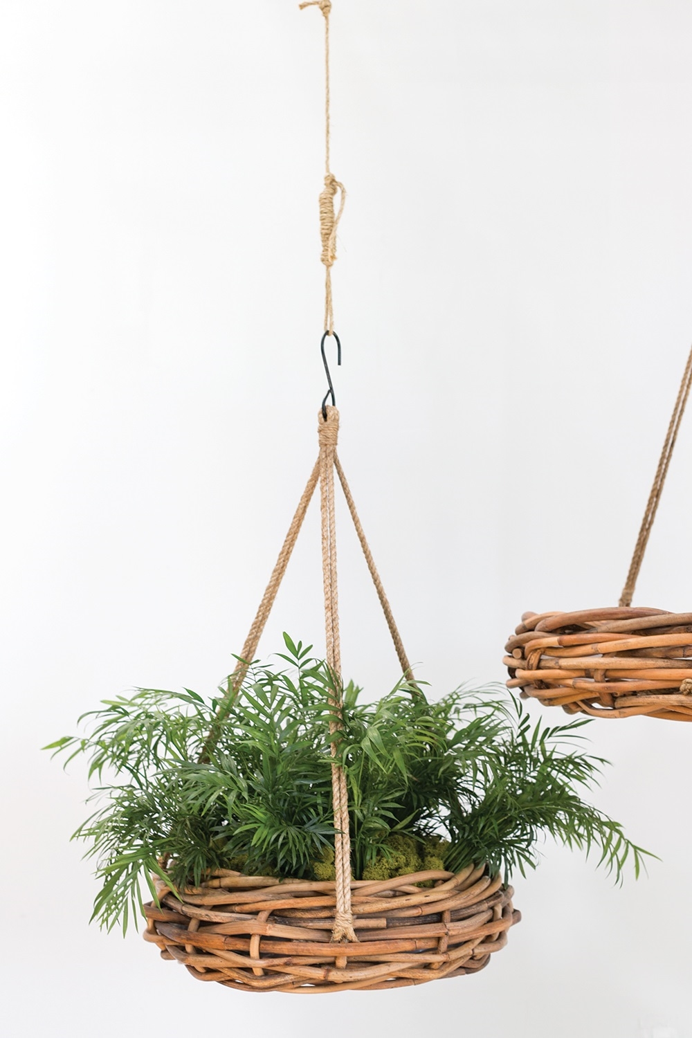 Cabana Hanging Basket Planter, Set of Two - Image 2