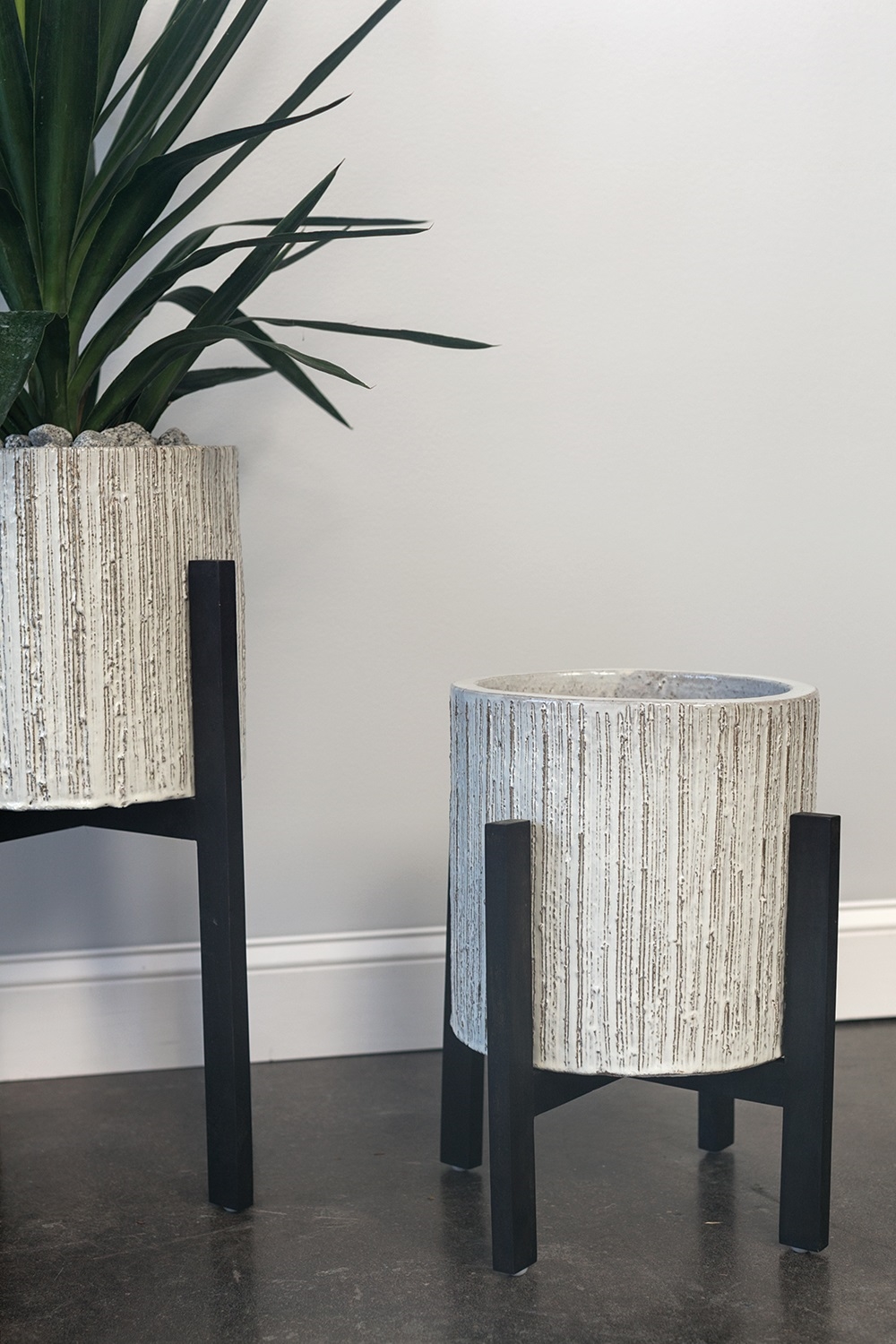 Camden Planter and Stand Collection, Set of Two - Image 2