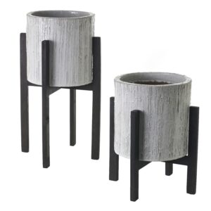 Camden Planter and Stand Collection, Set of Two