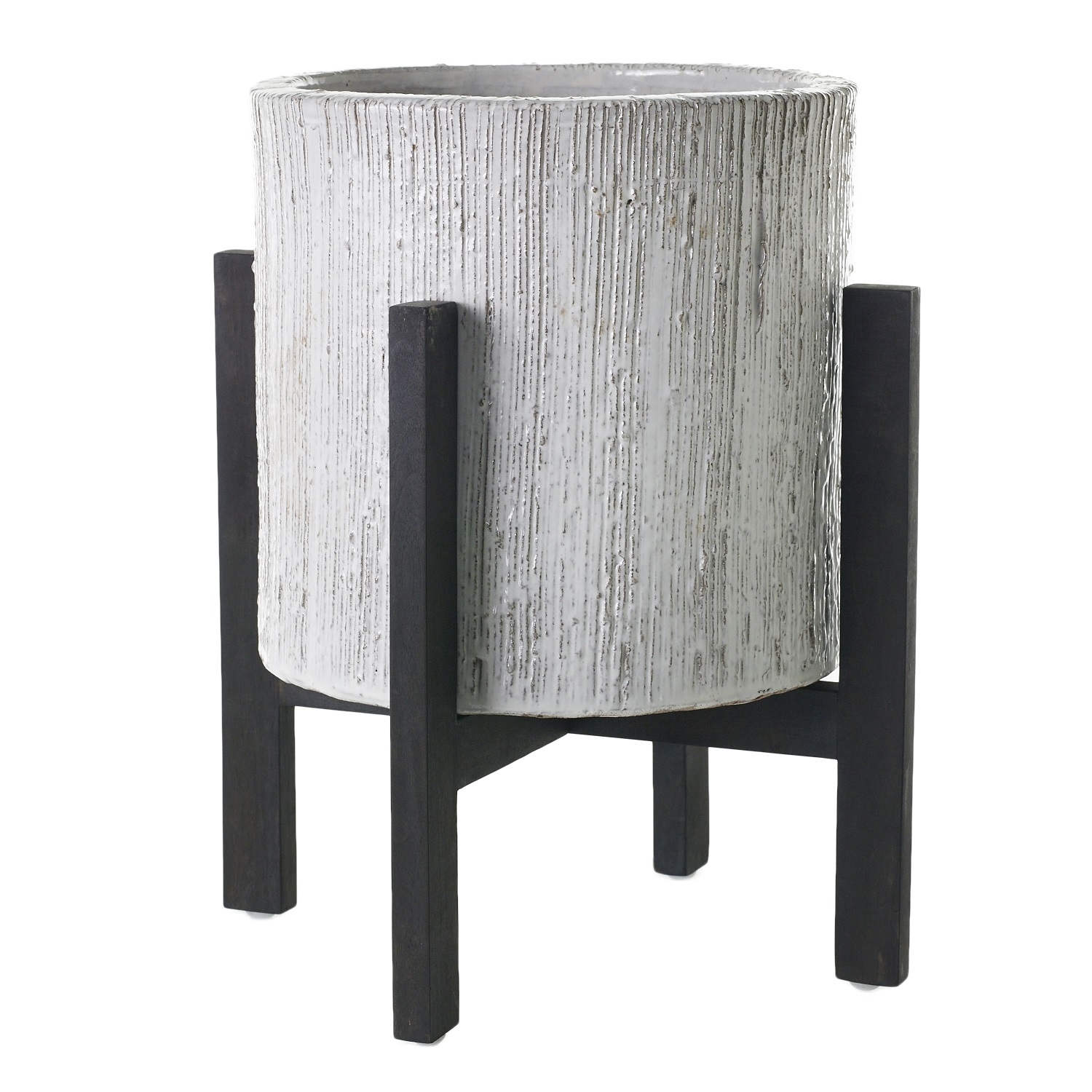 Camden Planter and Stand Collection, Set of Two - Image 7