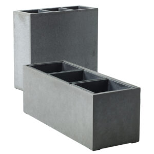Concrete Slim Tower Planter Collection