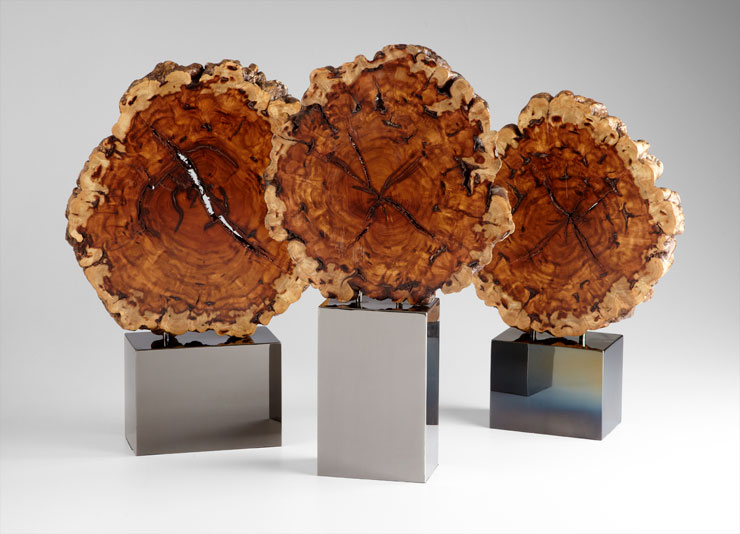 Petrified Birch Wood Sculptures - Discontinued