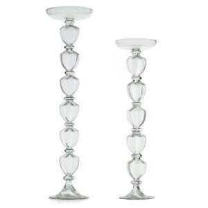 Delphine Ultra Tall Glass Candleholders