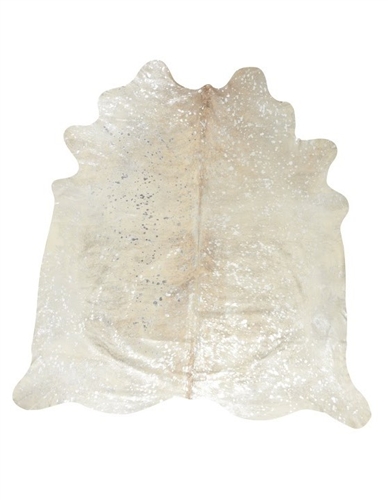 Light Brindle Tan with Silver Cowhide - Image 4