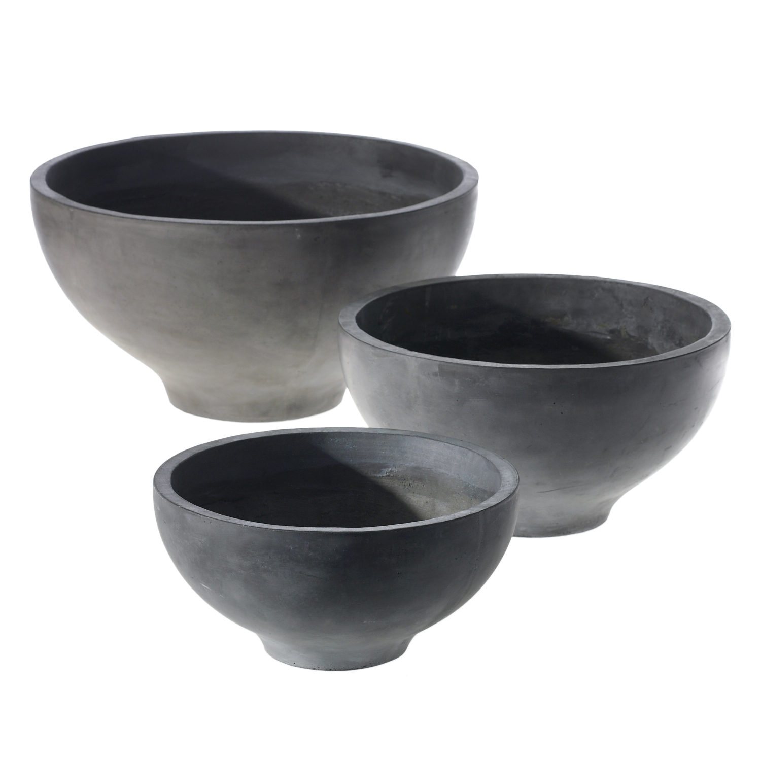Elegante Concrete Nesting Bowls, Set of Three DISCONTINUED