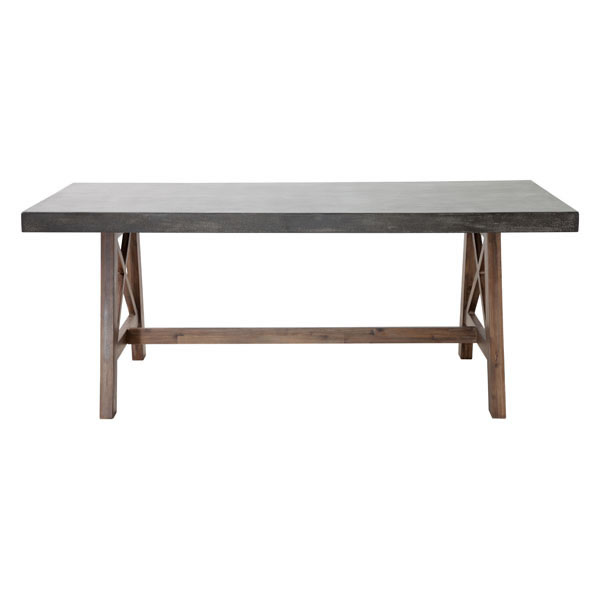 Ford Cement and Natural Wood Dining Table - Discontinued - Image 3