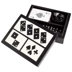 Dominoes, Dice & Cards Game Set