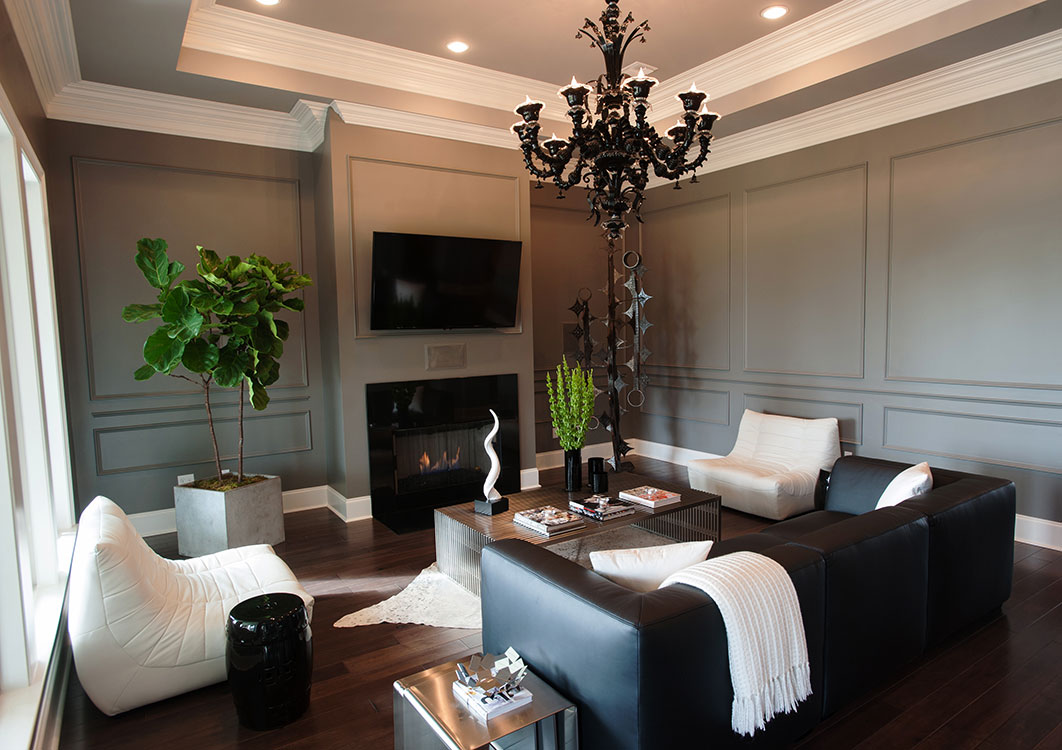Gisele Black Glass Chandelier - Discontinued - Image 3