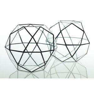 Geode Terrarium, Set of Two