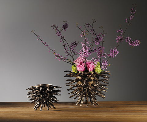 Brass Roots Planter Set of 2 DISCONTINUED - Image 2