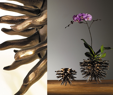 Brass Roots Planter Set of 2 DISCONTINUED - Image 6