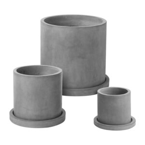 Holloway Round Concrete Planters