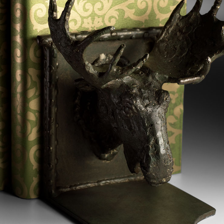 Moose Head Bookends - Discontinued - Image 2