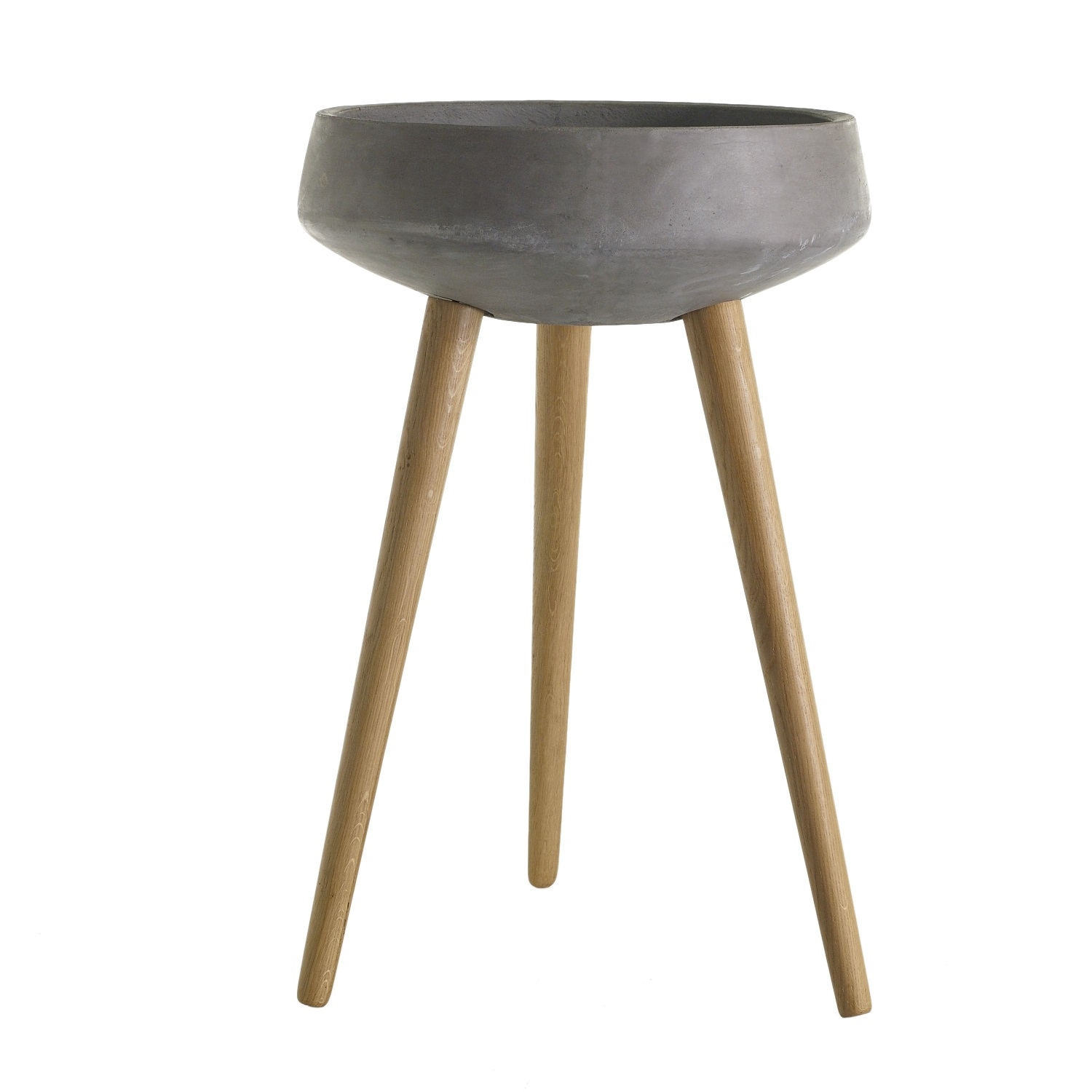 Jacobsen Mid Century Footed Concrete Planter