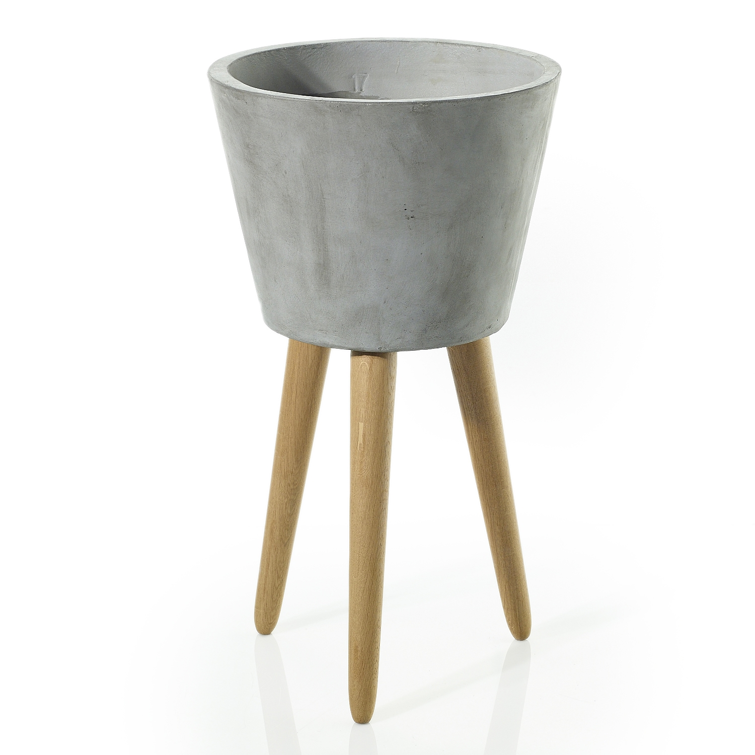 Jacobsen Mid Century Footed Concrete Planter