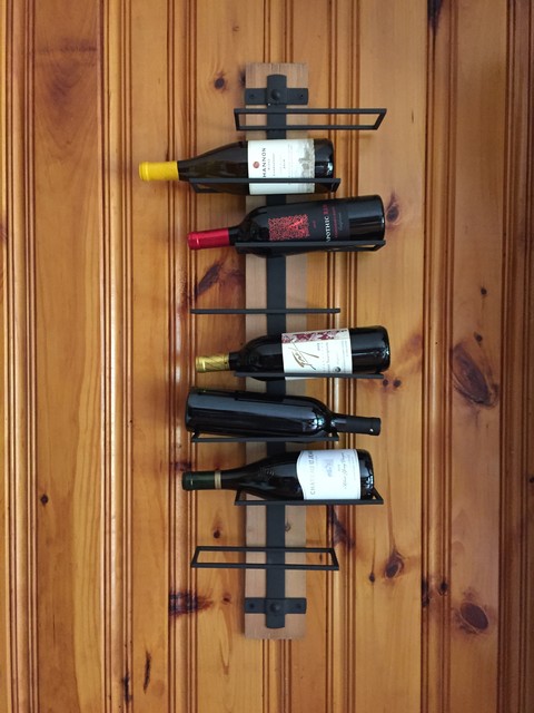 Staggered Rustic Wine Holder - Discontinued - Image 3
