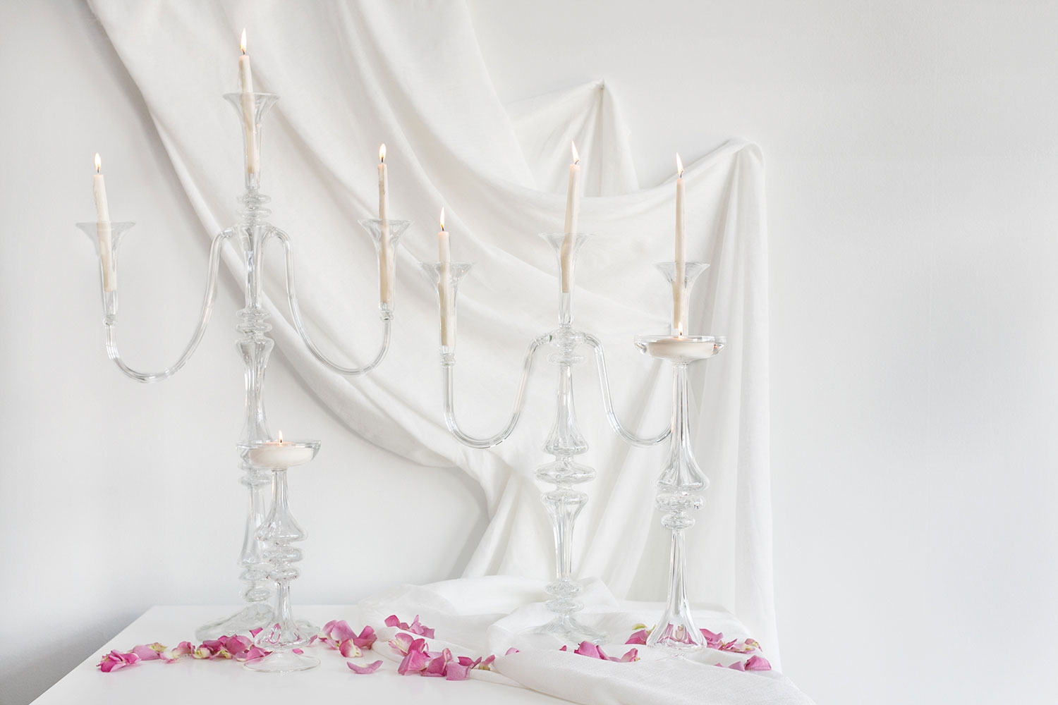 Leopold Glass Candle Holder and Candelabra Collection - Discontinued - Image 3