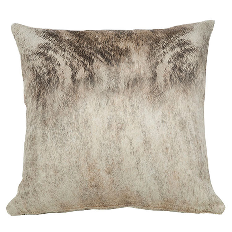 Light Brindle Birch Cowhide Pillows - Image 4