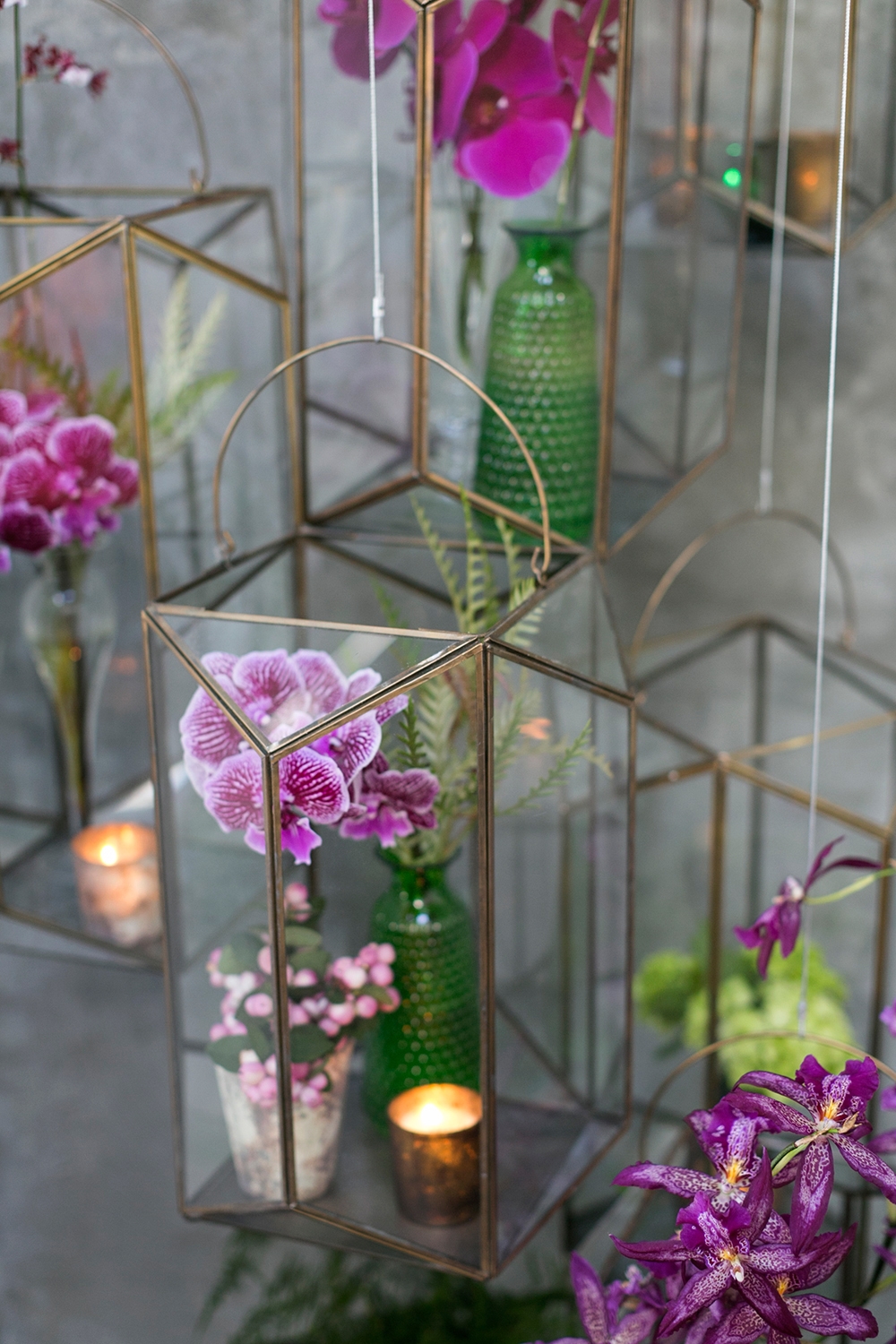 Maxwell Faceted Candle Lantern, Set of Two - Discontinued - Image 4