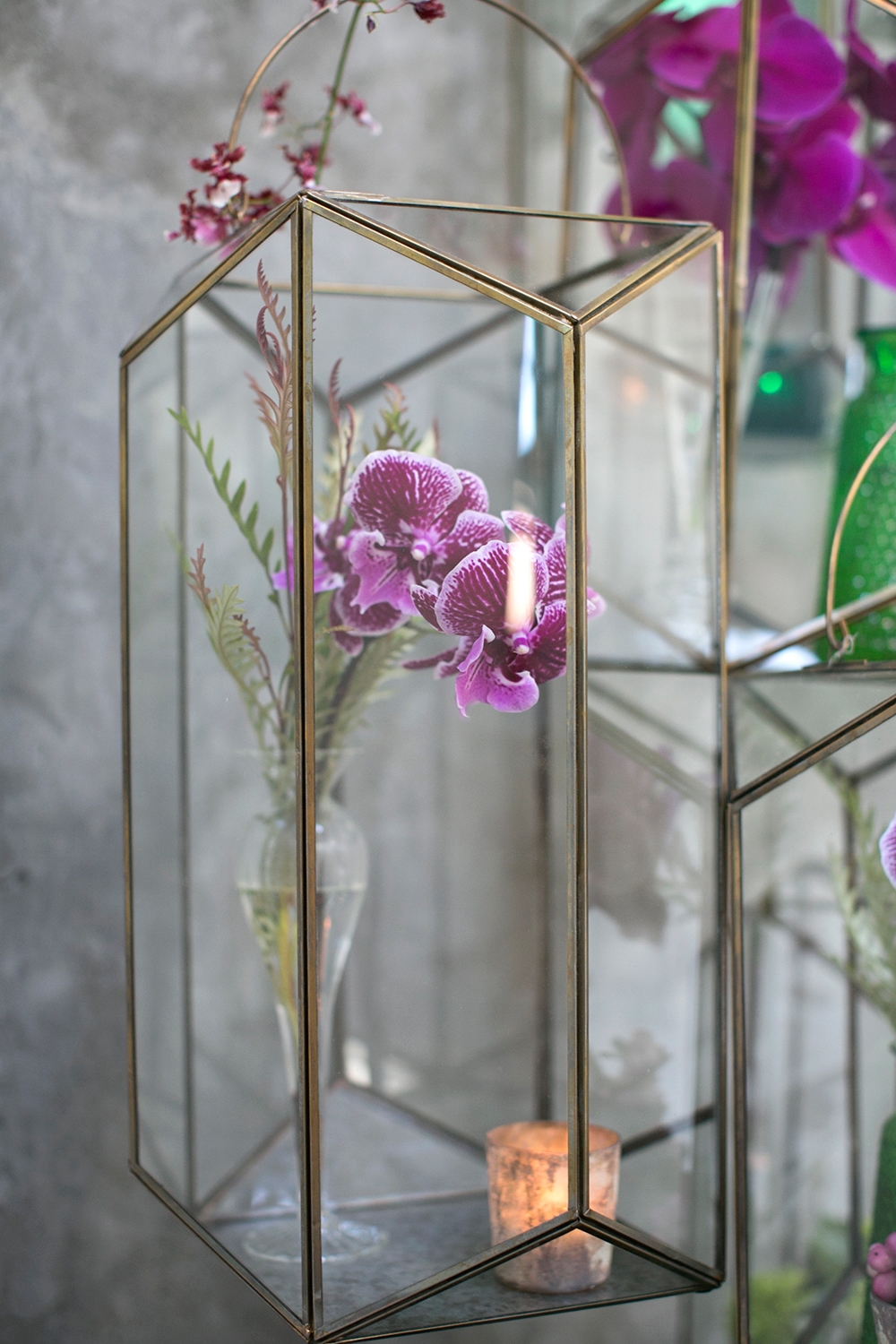 Maxwell Faceted Candle Lantern, Set of Two - Discontinued - Image 6