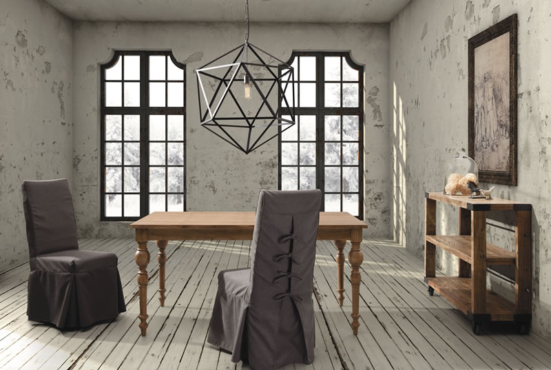 Amethyst Large Metal Angular Chandelier - Image 2