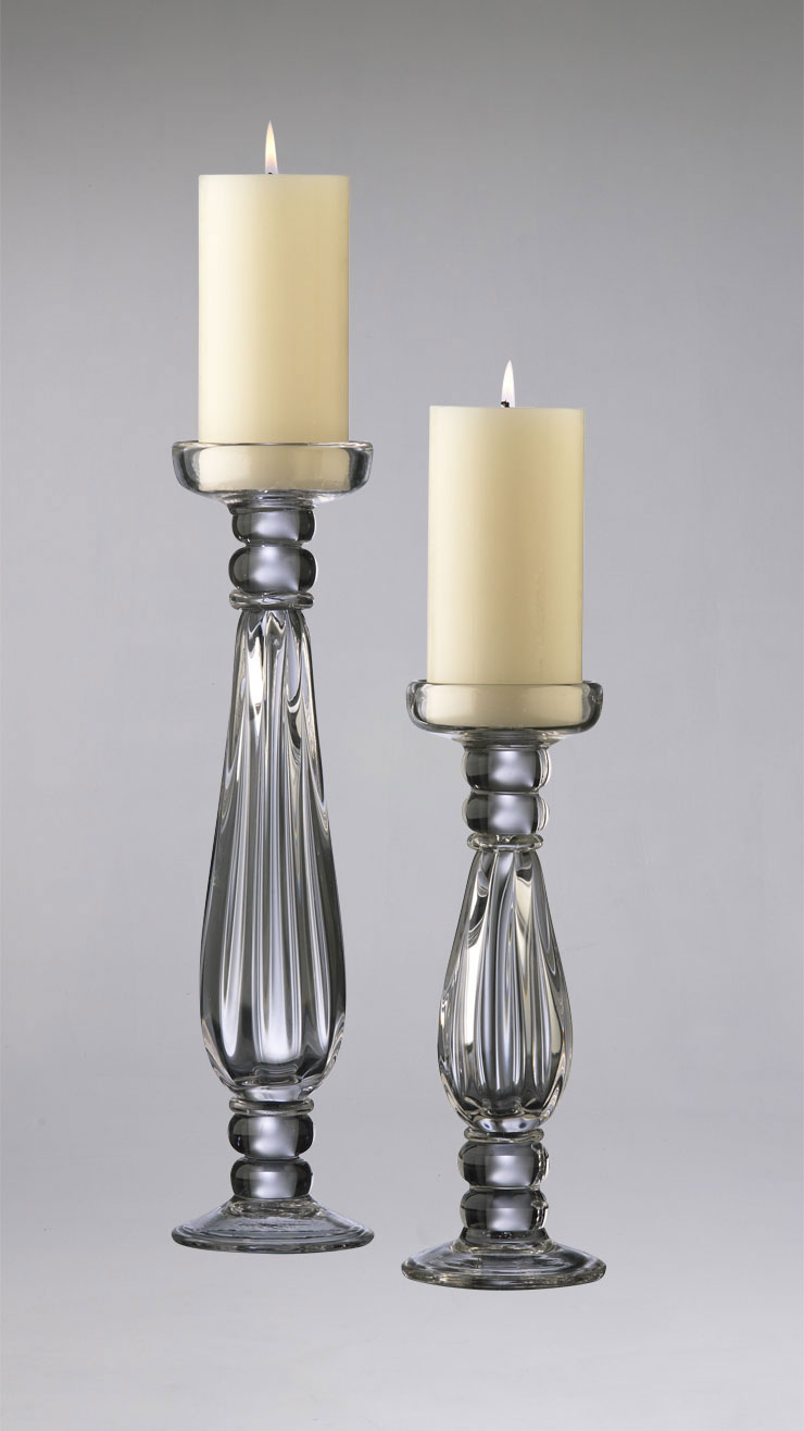 Clear Glass Candleholder - Discontinued - Image 4