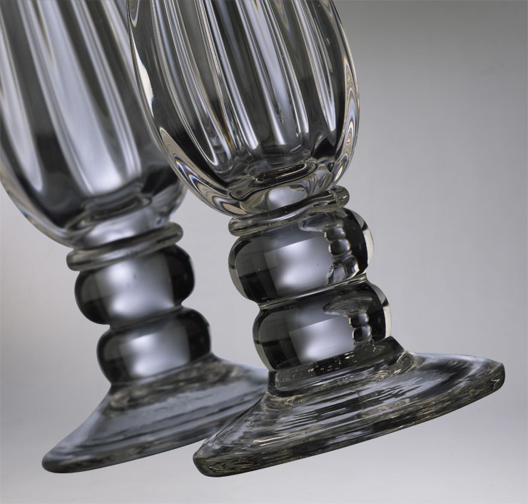 Clear Glass Candleholder - Discontinued - Image 2