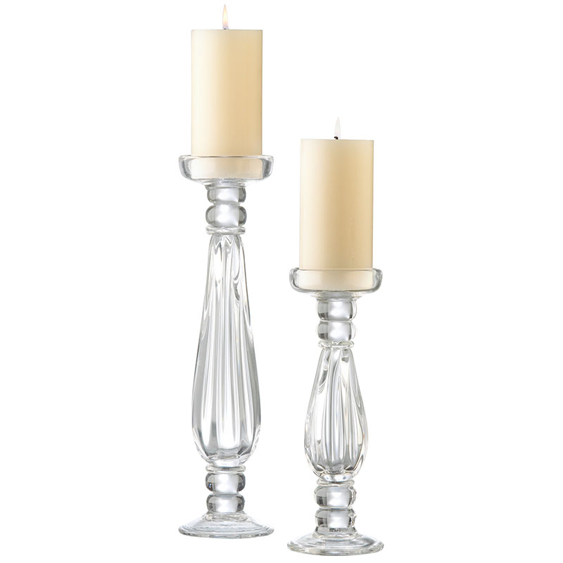 Clear Glass Candleholder - Discontinued