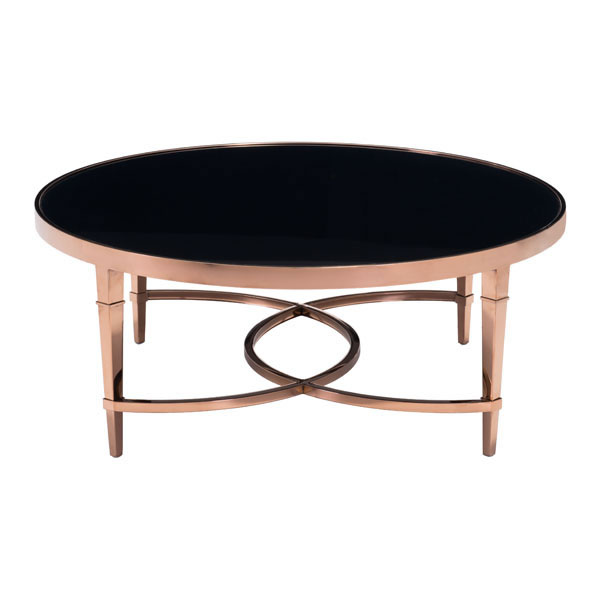 Rose Gold and Black Coffee Table - Discontinued - Image 3