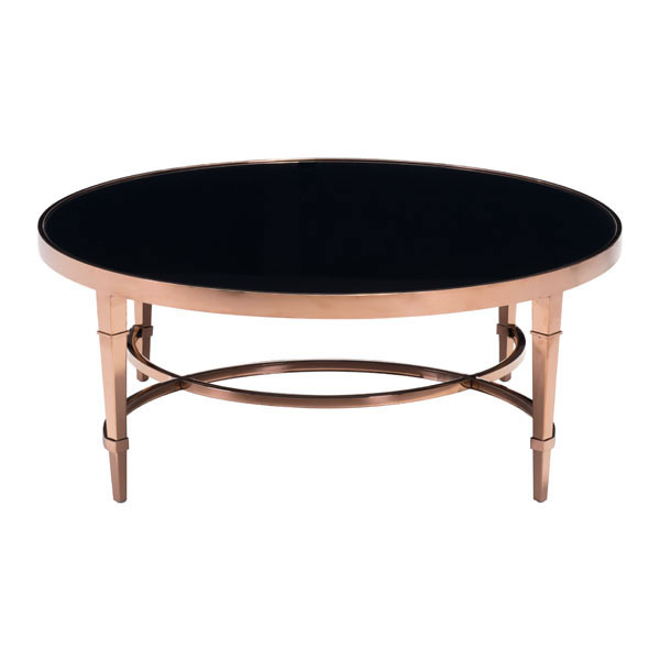 Rose Gold and Black Coffee Table - Discontinued - Image 4