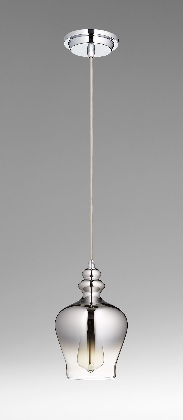 Silver Calista One Light Pendant