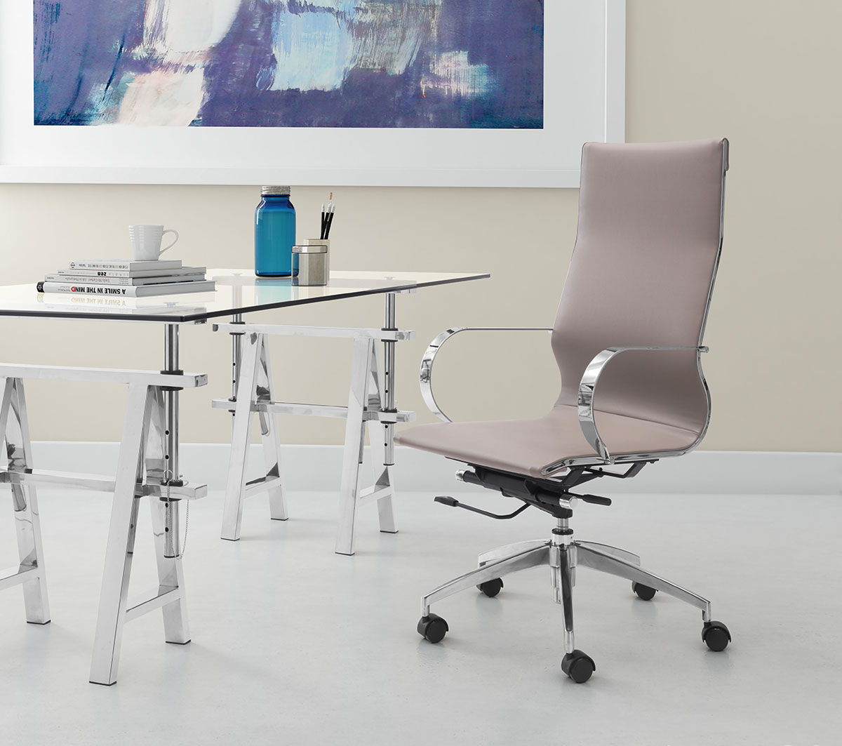 High Back Glider Office Chair - Image 2