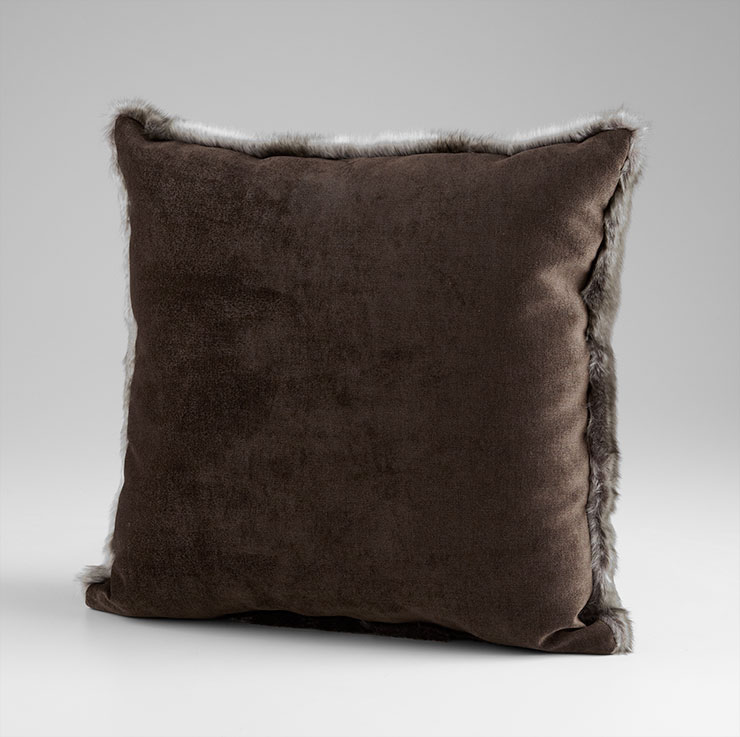 Faux Chinchilla Fur Pillow - Discontinued - Image 4