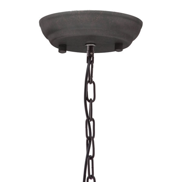 Amethyst Small Metal Angular Chandelier - Image 4