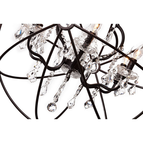 Cosmos Metal and Crystal Chandelier - Discontinued - Image 3