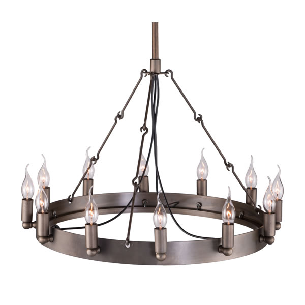Eternal Flame Metal Chandelier - Discontinued