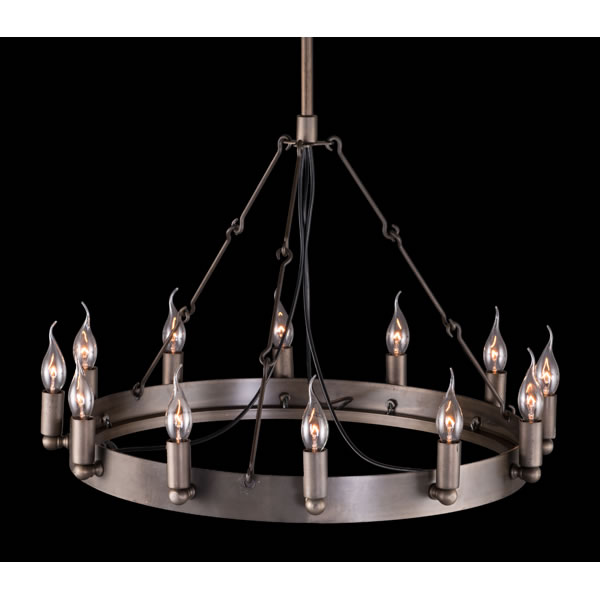 Eternal Flame Metal Chandelier - Discontinued - Image 4
