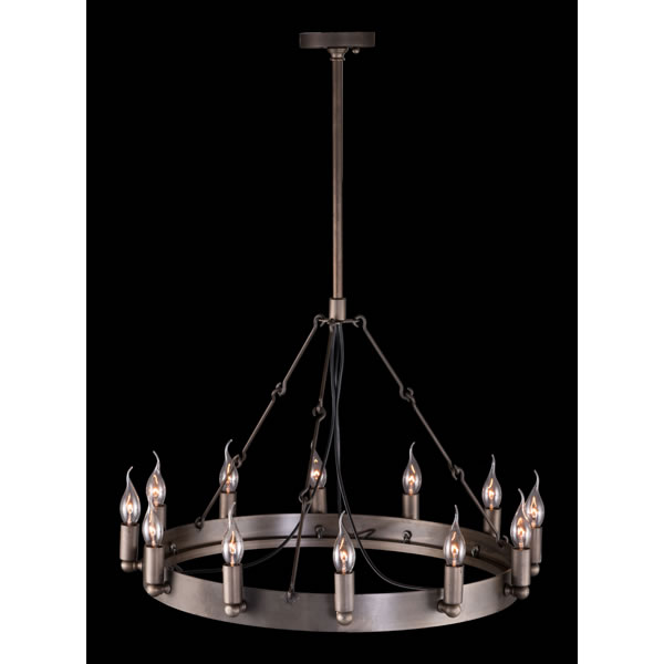 Eternal Flame Metal Chandelier - Discontinued - Image 5
