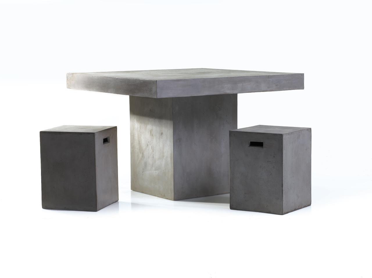 Newport Square Concrete Outdoor Table - Discontinued - Image 4