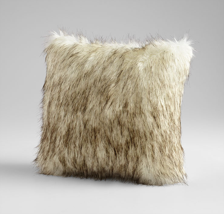 Luxe Faux Fur Pillow - Discontinued - Image 3