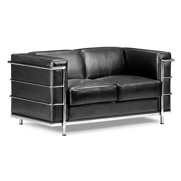 Black Fortress Loveseat