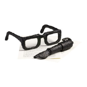 Spectacles and Fountain Pen Sculptures
