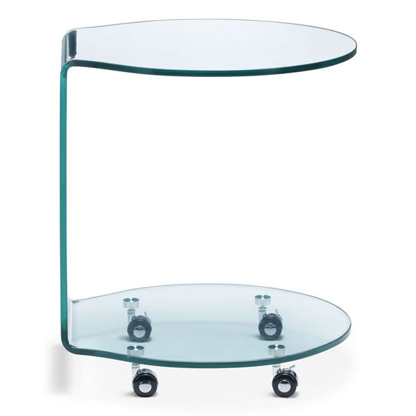 Corwin Bent Glass Side Table - Image 4
