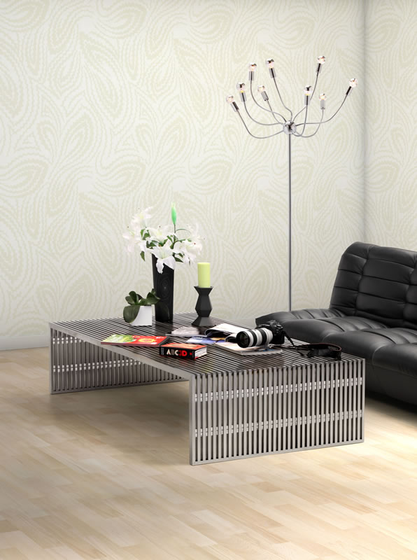 Slatted Steel Long Coffee Table - Discontinued - Image 2